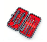 Ensemble De Ciseaux De Pédicure Professionnels,Coupe-Ongles En Acier Inoxydable,Crochet D'aigle,Manucure Portable,Ensemble D'outils De Coupe-Ongles,8 Pièces - Type Black 8pcs #A