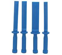 Ensemble de ciseaux en plastique nylon, kit d’outils universels de décapage et de décollage, grattoir composite non rayant pour joints adhésifs, autocollants et emblèmes, avec 4
