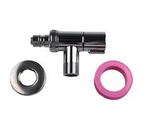 Ensemble de clapets anti-retour One In Two Out pour machines à laver avec poignée en métal et interrupteur rotatif Convient pour de multiples applications, y compris le jardin, la cuisine, la salle de