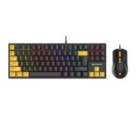 Ensemble de clavier et souris Tracer Gamezone Hornet87 Rétroéclairage multicolore