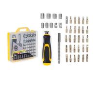 Ensemble de clés à cliquet 42 en 1 - Tournevis à douille - À libération rapide - Clé multifonction