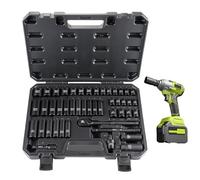 Ensemble de clés à cliquet, ensemble de clés mixtes, fournitures de réparation automobile portables, 39 x 29 x 6 cm, kit d'outils de mécanicien à dégagement rapide pour travaux électriques
