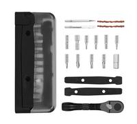 Ensemble De Clés À Cliquet Pour Vélo - Mini Outils Pour Entretien Des Pneus Et Équipement Cycliste - Petit Kit D'Outils À Cliquet Pour Les Espaces Restreints,Pour VTT, Vélo De Route, Ville, Déplacemen