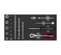 Ensemble de Clés A Douilles Mousse En Module D’Outil GEDORE Professionnel Outils