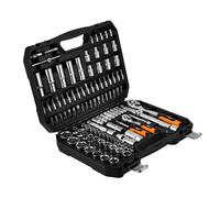 Ensemble de clés à douilles - NEO - NEO T N10-211 - 110 pièces - Carrés 1/2"" & 1/4"" - Acier haute qualité