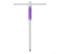Ensemble de clés à molette de roue de voiture avec poignée télescopique et adaptateur de douille de 1,27 cm, fabriqué en alliage pour plus de résistance, résistance à la rouille et retrait fiable des