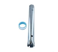 Ensemble de clés à pipe à double tête 23-27 mm et 34-40 mm ouille réglable pour installation de vidange de robinet, outil de réparation de plomberie au design creux compact avec ruban brut