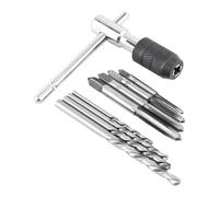 Ensemble de clés à taraud à poignée en T résistantes à la rouille, simples à utiliser pour des besoins de filetage polyvalents dans différentes tailles et types d'assemblage de meubles