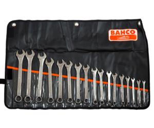 Ensemble de clés combinées Bahco 111M/17T; 6-22 mm; 17 unités