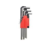 Ensemble de clés hexagonales 9 pcs 1,5-10 mm Cr-V