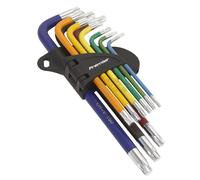 Ensemble De Clés Torx Star 9pcs Coloré Long T10 À T50 Antidérapant AK7193