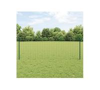 Ensemble de clôtures de jardin Pack de 2 Vert Acier 25 x 0.8 m 3336049