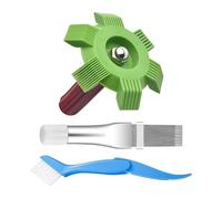 Ensemble de climatiseur, peigne à ailettes à condensateur, outil de réparation de radiateur de 10 cm, nettoyeur d'évaporateur AC, accessoire domestique pour adultes, professionnels, intérieur
