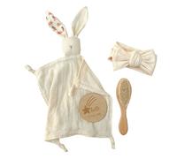 Ensemble De Clips De Sucette En Coton Pour Bébé,1 Ensemble,Chaîne,Bavoir,Anneau De Dentition,Serviette De Salive,Oreille De Lapin,Anneau En Bois,Bracelet De Dentition - Type Ch-1