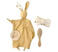 Ensemble De Clips De Sucette En Coton Pour Bébé,1 Ensemble,Chaîne,Bavoir,Anneau De Dentition,Serviette De Salive,Oreille De Lapin,Anneau En Bois,Bracelet De Dentition - Type Ch-6