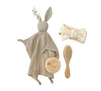 Ensemble De Clips De Sucette En Coton Pour Bébé,1 Ensemble,Chaîne,Bavoir,Anneau De Dentition,Serviette De Salive,Oreille De Lapin,Anneau En Bois,Bracelet De Dentition - Type Ch-4
