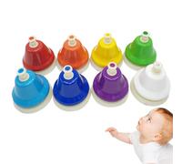 Ensemble de cloches à main - Instrument de musique éducatif, notes à la main | Candes colorés pour bureau à percussion, cloche pressée à la main pour Festival Festival Musical Enseignement