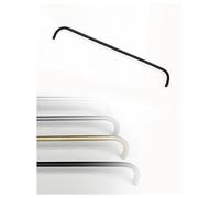 Ensemble de clôture de rail d'étagère 50-110 cm tige de poteau en alliage d'aluminium for bibliothèque à chaussures polyvalente(Black,64cm)