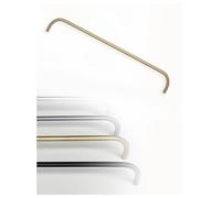 Ensemble de clôture de rail d'étagère 50-110 cm tige de poteau en alliage d'aluminium for bibliothèque à chaussures polyvalente(Gold,56cm)
