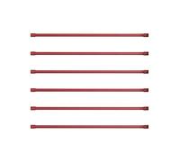 Ensemble de clôture de rail d'étagère 50-110 cm tige de poteau en alliage d'aluminium for bibliothèque à chaussures polyvalente(72cm)