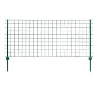 Ensemble de Clôture Euro Acier Vert Clôture de Jardin Grillages Maille vidaXL
