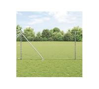 Ensemble de clôture Lot de 2 Acier galvanisé 25 x 1,2 m 3353381