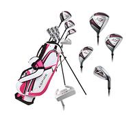 Ensemble de Clubs de Golf Roses pour droitiers pour Petites Dames
