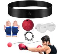 Ensemble de coaching de vitesse - Sphère de réaction, kit d'équipement portable avec sangle élastique résistante pour l'exercice, appareil de frappe pour la coordination, le sport, instrument
