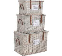 Ensemble de coffres Home ESPRIT naturel panier 67 x 45 x 46 cm