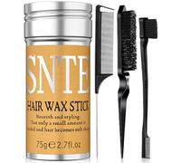 Ensemble de coiffage avec cire en stick et brosses pour discipliner les frisottis et les cheveux rebelles, crème coiffante/gel/baume/pommade pour femmes, filles et enfants