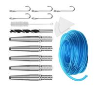 Ensemble de collecte de sève saisonnière pour érables, flèches manuelles en acier inoxydable pour le travail du sirop de printemps à la maison et à l ' extérieur