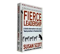 Ensemble de collection de 2 livres Susan Scott (conversations féroces, leadership féroce)
