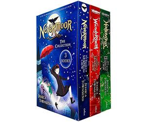 Ensemble de collection de livres Morrigan Crow Nevermoor série 3 par Jessica Townsend (Hollowpox, Nevermoor & Wundersmith)