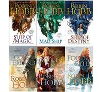 Ensemble de collection Robin Hobb, la trilogie Tawny Man et la trilogie Liveship Traders (6 livres)