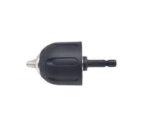 Ensemble de collet Chuck de forage, 1 adaptateur de mandrin de perceuse sans clé précis de 0,8 à 10 mm, tige 3/8, filetage 24 UNF, adaptateur à changement rapide, tige 1/4 hexagonale