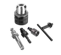 Ensemble de collet Chuck de forage, Adaptateur de mandrin de perceuse sans clé 1/2-20UNF 1,5-13 mm à changement rapide, tige 1/4 hexagonale carrée