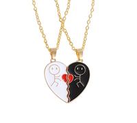 Ensemble de collier de dame | Ensemble de bijoux en couple - Amitié bijoux pendentif femmes hommes hommes famille en voyage et à la maison joaillerie collier roule de roule