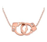 Ensemble de collier de menottes en acier titane simple et à la mode, bracelet de couple en acier inoxydable cadeau pour les femmes