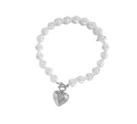 Ensemble de collier tendance en perles creuses en forme de cœur avec une utilisation longue durée, convient pour les tenues tendance des femmes, collier à porter au quotidien, necklace, Comme décrit