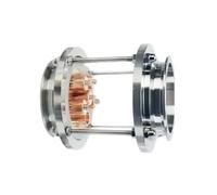 Ensemble de colonne de verre de vue 1 pièce 4 pouces, colonne à bride OD119mm avec Kit de plaque à bulles en cuivre SS304(Gold)