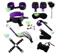 Ensemble De Combinaison Multifonctionnel De Chambre à Coucher De 10 PièCes, éQuipé De Bracelets De Fitness Et De Lunettes De Sommeil - Accessoiresd-8 (Violet)