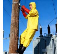 Ensemble De Combinaisons D'isolation Électrique, Vêtements Sécurité Isolants KV 1 2 3 5 7 10 12 15 20 30 35 Avec Gants/chaussures, Kit Anti-électrocution(3 KV,US 9)
