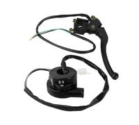 Ensemble de Commande Comprenant Le Levier de Frein Droit, la poignée d'accélérateur, Le démarreur et Le Coupe-Circuit, Compatible avec Les Motos Tout-Terrain PW80 et PY80.