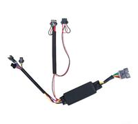 Ensemble de commutateur d'accélérateur noir pour réparation de scooter | Construction robuste en ABS, résistante aux chocs, longue durée de vie, finition noire, résistante aux intempéries