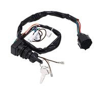 Ensemble de Commutateur de clé D'allumage avec 2 Clés, Excellente conductivité électrique 37110 93J00 Remplacement pour Hors-bord Suzuki