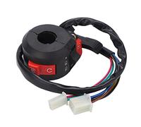 Ensemble de Commutateur de Commande de VTT, 7 Fils 22mm Côté Gauche Guidon Start Interrupteur de Lumière Levier de Starter Commutateur de Guidon de Moto Convient pour VTT PIT PRO Trail Dirt Quad.