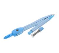 Ensemble de Compas en Métal pour Dessin Précis, Bleu | Outil de Dessin pour Mathématiques, Fournitures Scolaires, Usage Bureau et Atelier, Résistant à Rouille