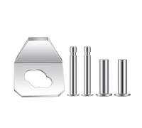 Ensemble de composants robustes de fermeture de porte moustiquaire avec plaque métallique de rechange pour réparation artisanale et kit d'installation de fonctionnalité optimale