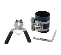 Ensemble de compresseur et pince à piston 7,6 cm avec vis de sécurité réglable pour une installation précise et sûre des segments de piston dans différentes tailles de moteur