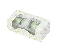 Ensemble de condiments pour salière et poivrière en céramique, coffret cadeau de fête de mariage, 2 petits pois dans des pots d'assaisonnement